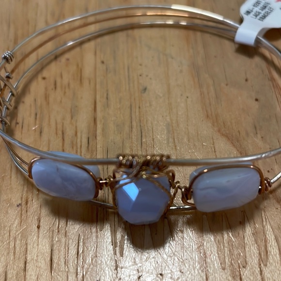 Handmade Jewelry - Handmade Blue Lace Agate bracelet
